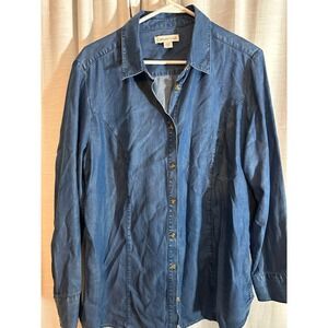 Coldwater Creek long sleeve button up